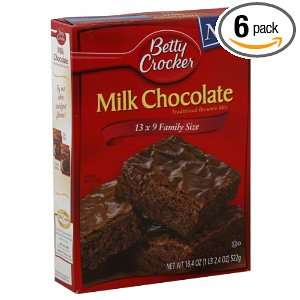 Betty Crocker Traditional Chocolate Mix, Brownie Milk, 18.4 Ounce 