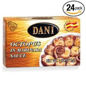 DANI Octopus in Marinara Sauce, 4 Ounce Grocery & Gourmet Food