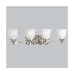   Nickel Renovations Transitional 4 Light Bathroom Fixture from the