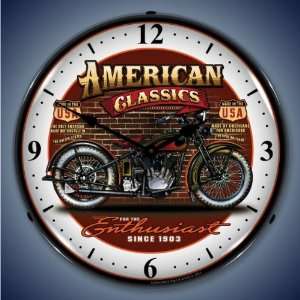  American Classic Bike Lighted Clock 