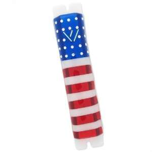 American Flag Mezuzah