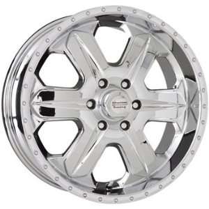 American Racing Fuel 16x8 Chrome Wheel / Rim 6x5.5 with a 12mm Offset 