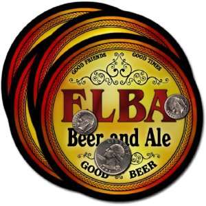  Elba, NY Beer & Ale Coasters   4pk 