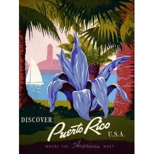DISCOVER PUERTO RICO WHERE THE AMERICAS MEET UNITED STATES AMERICAN US 