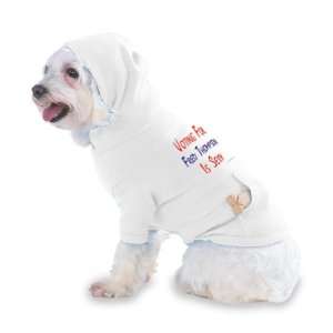 VOTING FOR FRED THOMPSON IS SEXY Hooded T Shirt for Dog or Cat X Small 
