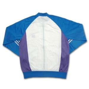 Adidas Originals Mens 2XL Superstar Sport SPO Track Top Jacket Blue 