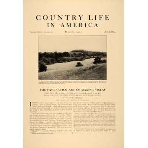  1913 Article Wilhelm Miller Eldredge Vista Landscape Pine 