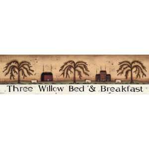 Three Willow Bed & Breakfast Beautiful MUSEUM WRAP CANVAS 