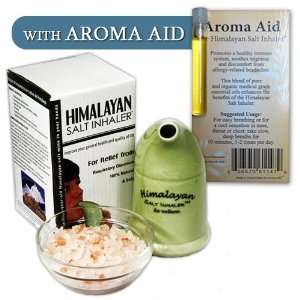  Refillable Ceramic Himalayan Salt InhalerÂ® + Aroma Aid 