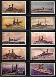 1925 Warships Cigarette Tobacco Cards/W.D. & H.O. WILLS  