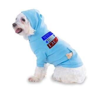  VOTE FOR DEA Hooded (Hoody) T Shirt with pocket for your 