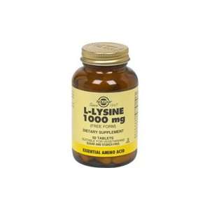    L Lysine 1000 mg   Essential Amino Acid, 50 Tabs