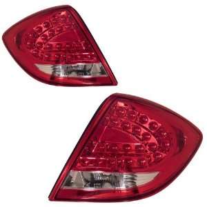  2005 2007 Pontiac G6 4D KS LED Red/Clear Tail Lights 