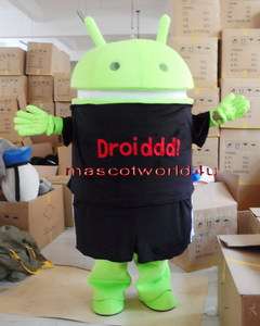 Professional New Android Robot Mascot Costume Facny Dress Adult Size