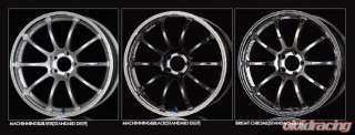 Advan RS D Wheel 19x8.5 +35 & 19x10 +20 5x120 Machine Black BMW E46 M3 