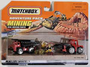 Matchbox Adventure Pack Mining 32902 1950 Play Set MIB  
