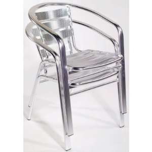  Euro Style Sadie Stacking Aluminum Chair   Set of 6