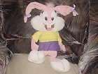 18 Babs Bunny Puppet Plush Toy Warner Bros 1993 Tiny Toon Adventures