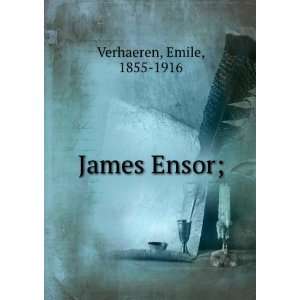  James Ensor; Emile, 1855 1916 Verhaeren Books