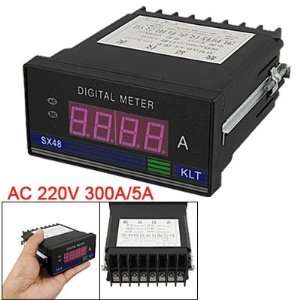  Amico Car Boat Gauge Voltage Amp LED Panel Meter AC 220V 