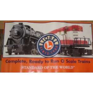  Lionel Promotional Sign   O Scale Trains 