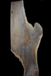 Black Walnut Figured Natural Edge Thin Lumber Slab 880  