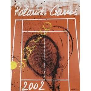  Robert Arman   Roland Garros, 2002 Offset Lithograph