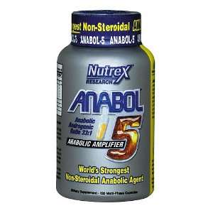  Nutrex Research Anabol 5 Multi Phase, 120 Caps Health 