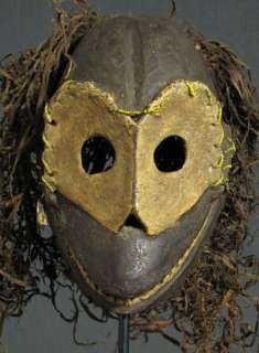 CHOKWE   AFRICAN CEREMONIAL MASK   ANGOLA # 10525  