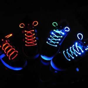   led shoelaces disco flash bootlace led shoestring flash Electronics