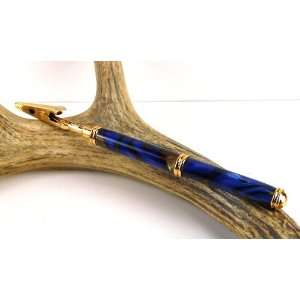  Kings Blue Acrylic Bracelet Assistant With a Gold Finish 