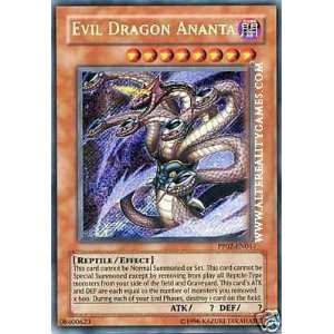  Evil Dragon Ananta PP02 EN017 Secret Rare Toys & Games