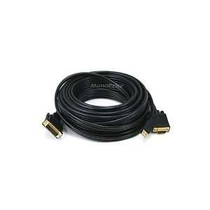   50FT 28AWG VGA & USB (A Type) to M1 D (P&D) Cable   Black Electronics