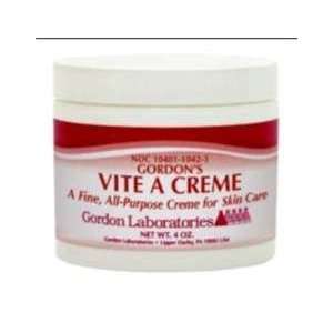 Gordons Vite A Creme  4 Oz  Vitamin A All Purpose Skin Care By Gordon 
