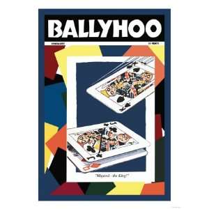 Ballyhoo Migawd, The King Premium Poster Print, 24x32  
