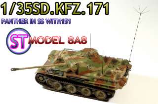 BUILT 1/35 ◆★SD.KFZ.171 PANTHER IN SS WITH 151◆★ MODEL  