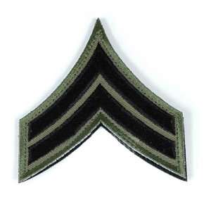 Matrix Military Ranking Embroidery Patch with Velcro   Corporal 