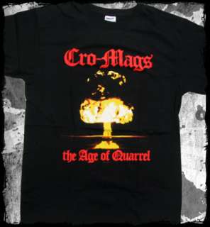 Cro Mags   The Age of Quarrel official t shirt   punk  