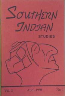 SOUTHERN INDIAN STUDIES   VOLUME 2   APRIL, 1950  