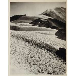  1931 Snow Formation Andes Mountain Cordillera Argentina 