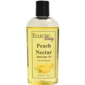  Peach Nectar Massage Oil, 4 oz Beauty