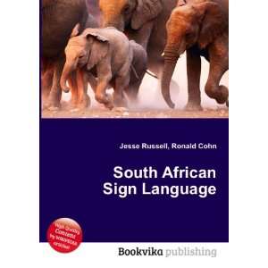    South African Sign Language Ronald Cohn Jesse Russell Books