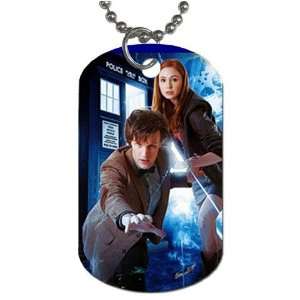   Doctor Who 11th Dr and Amy Pond Double Sided Dog Tag 