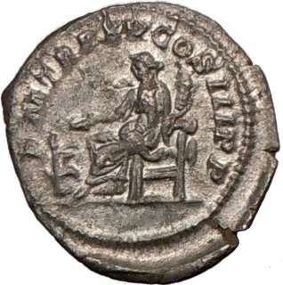   Silver Ancient Roman Coin ANNONA Agriculture Prosperity Rare  