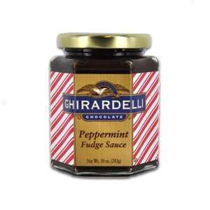 Ghirardelli Chocolate Peppermint Fudge Sauce, 10 oz.  