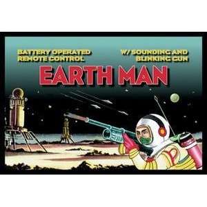  Vintage Art Remote Control Earth Man   01698 1