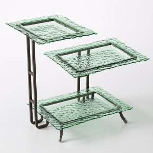  Bobby Flay Hammered 3 Tier Serving Rack