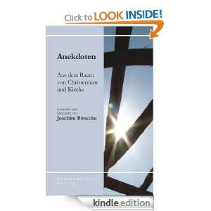 Anekdoten. Aus dem Raum von Christentum und Kirche (German Edition 
