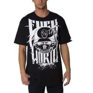 Metal Mulisha FTW Stated Mens Short Sleeve Racewear Shirt   Black / X 