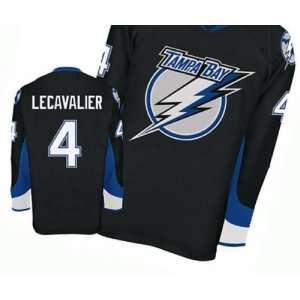 NHL Authentic Jerseys Tampa Bay Lightning #4 Vincent Lecavalier Black 